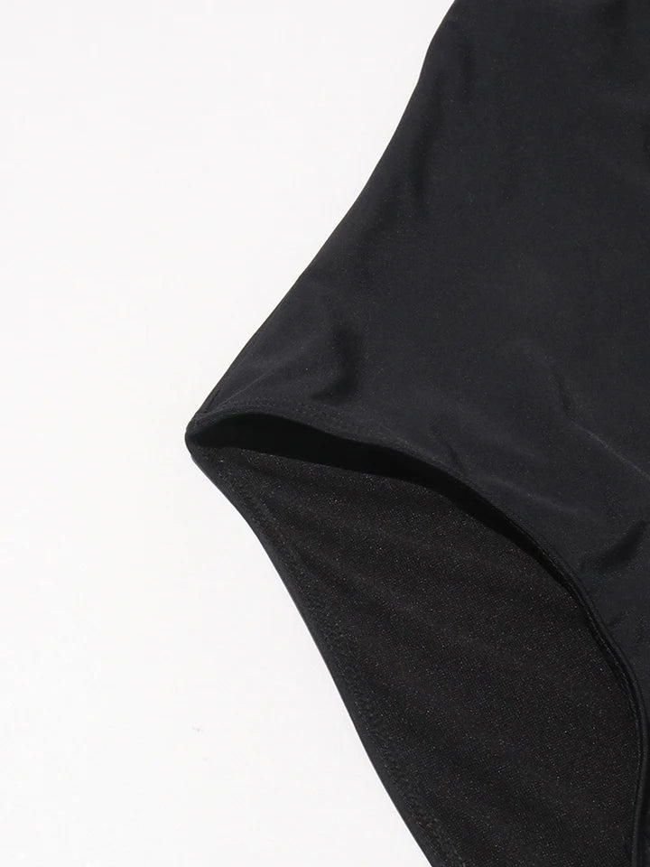 Colorblock Slim Bodysuit Swimwear