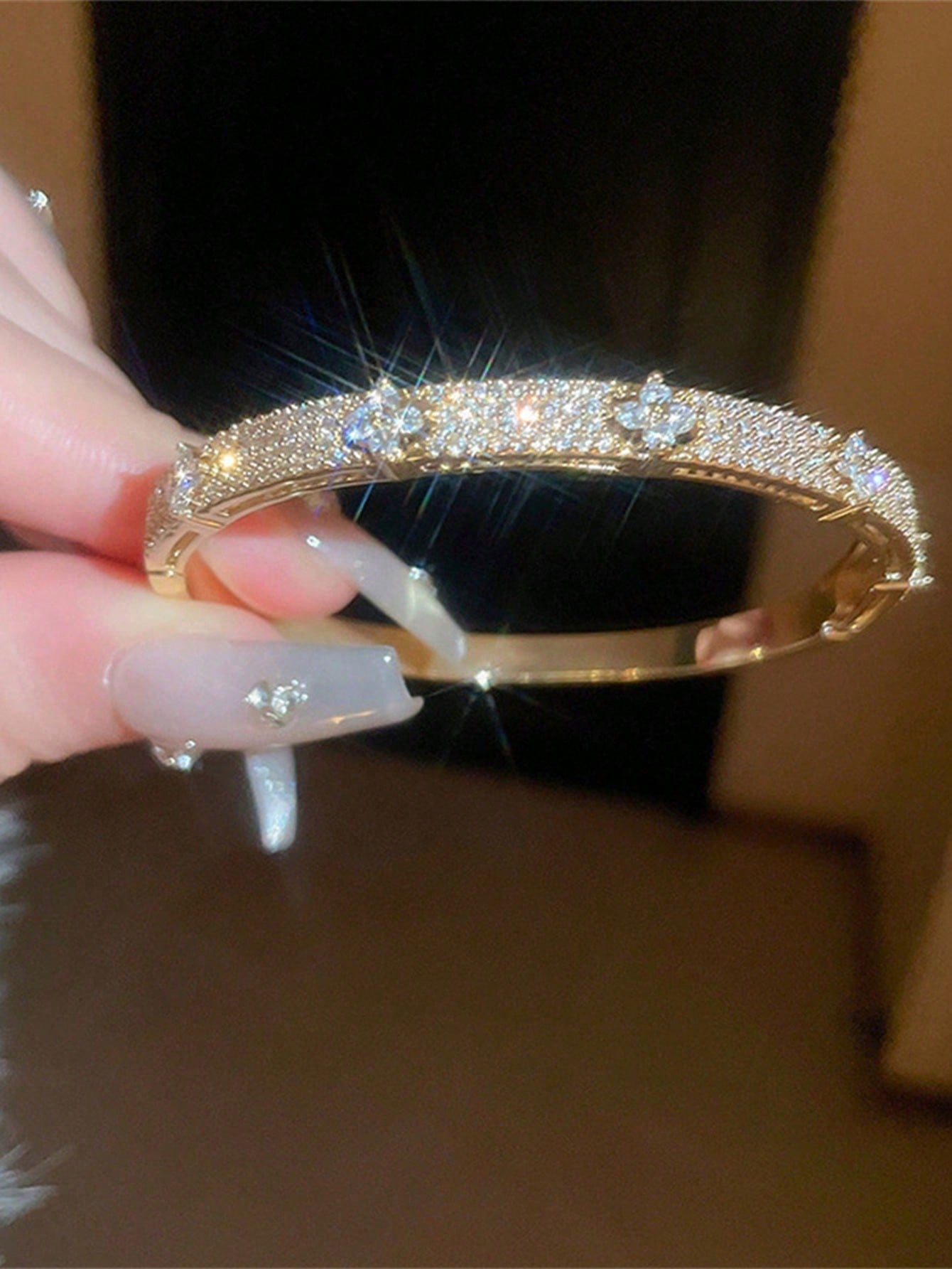 Cubic Zirconia Encrusted Bracelet