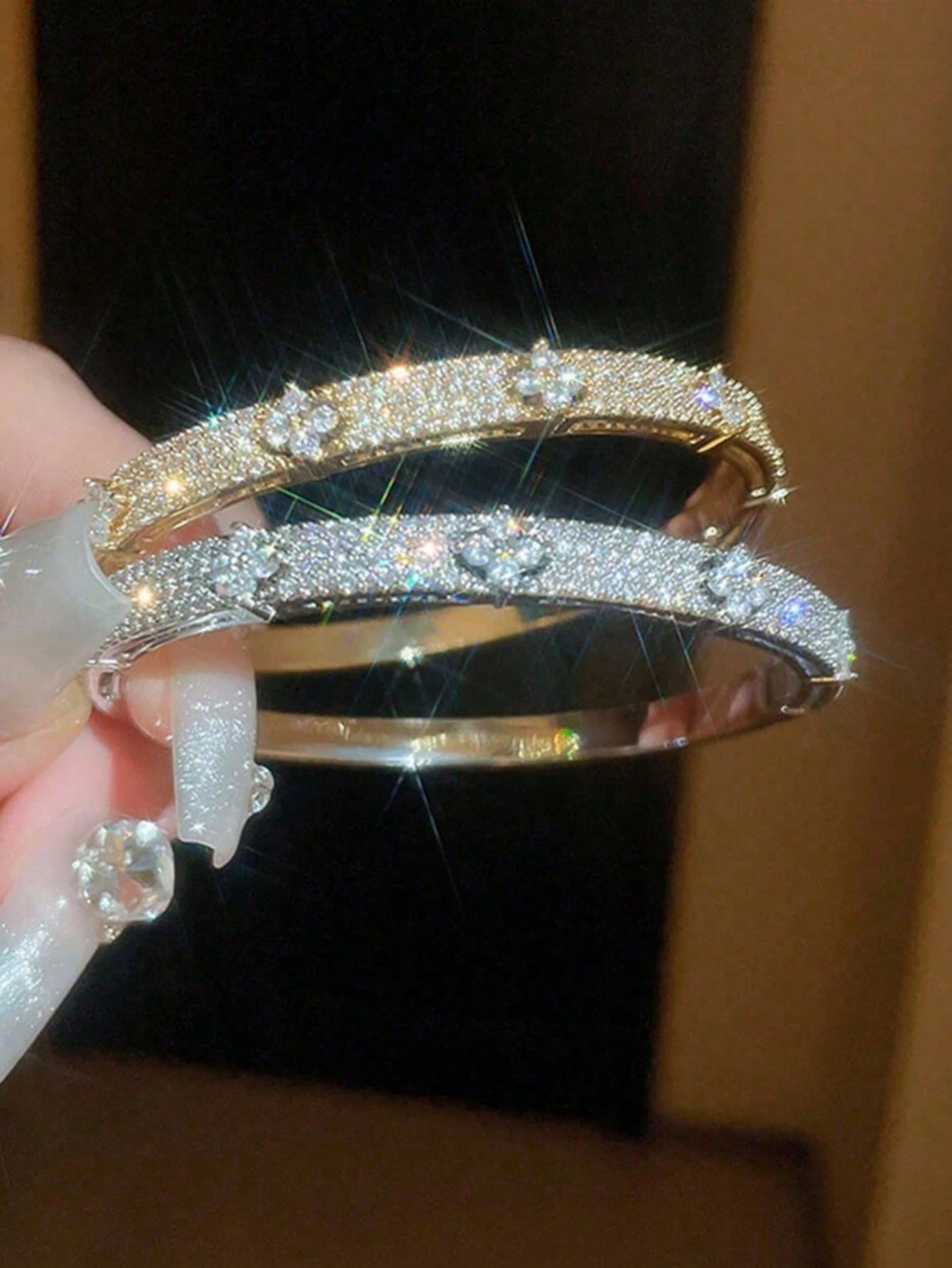 Cubic Zirconia Encrusted Bracelet