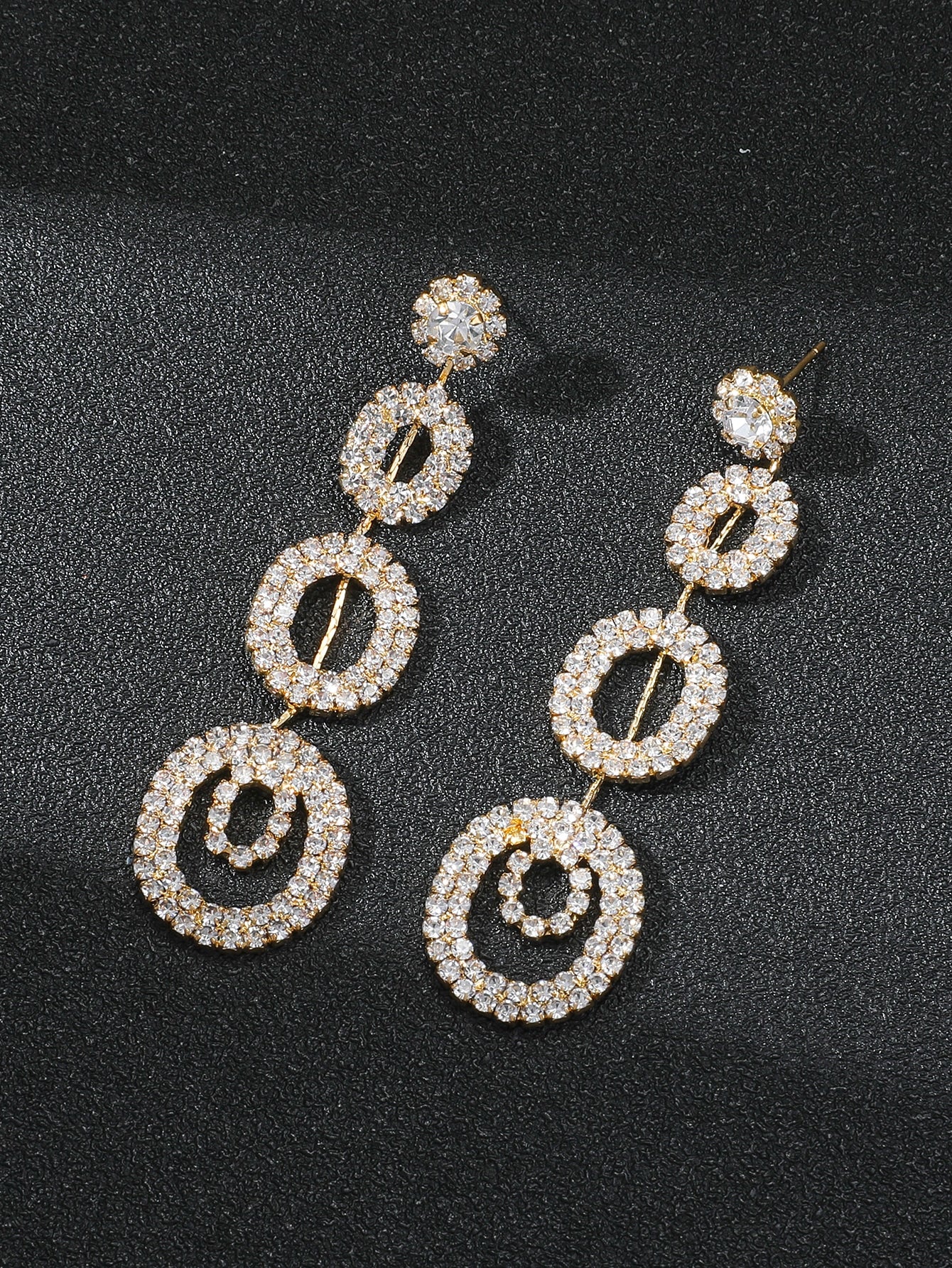 Crystal Rhinestone Earrings