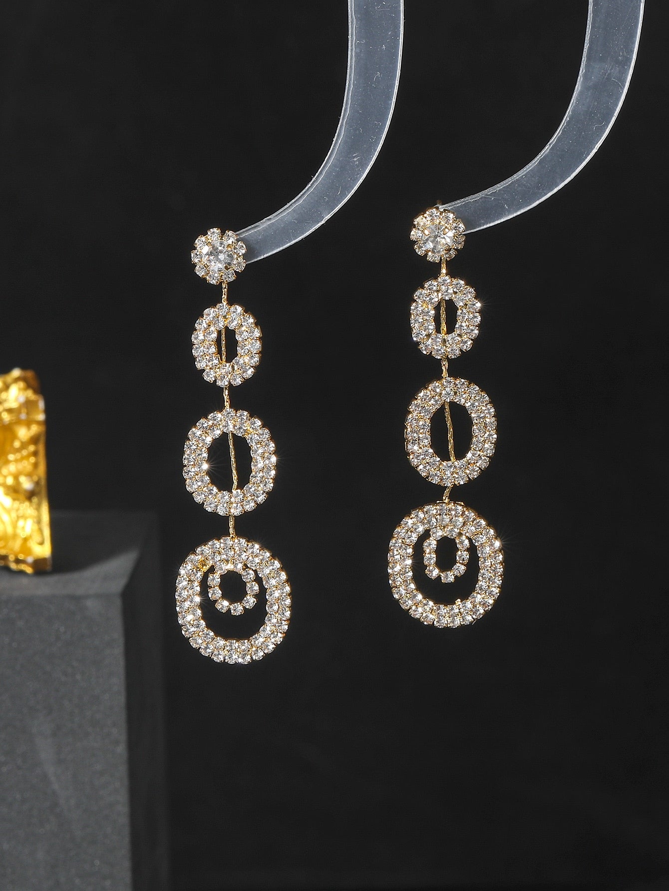 Crystal Rhinestone Earrings