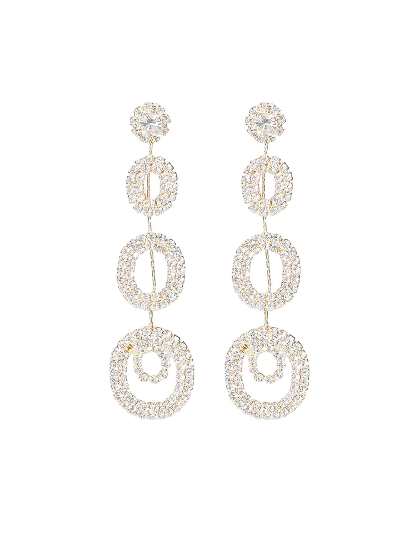 Crystal Rhinestone Earrings