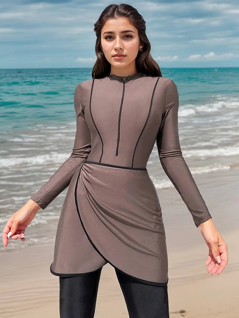 3Pc FullCoverage Modest Swimwear