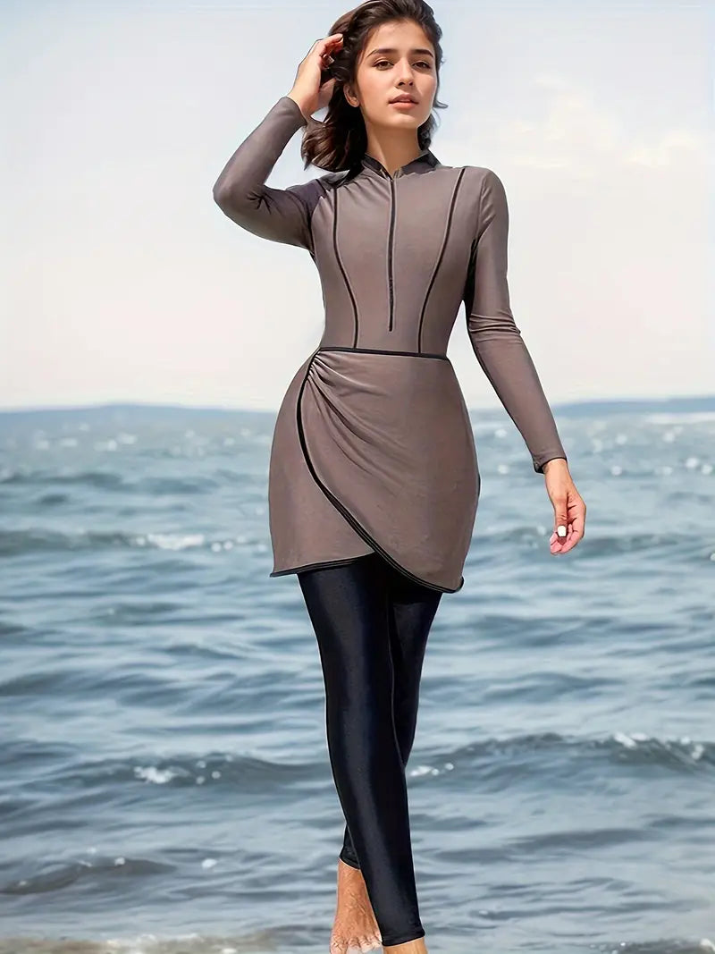 3Pc FullCoverage Modest Swimwear