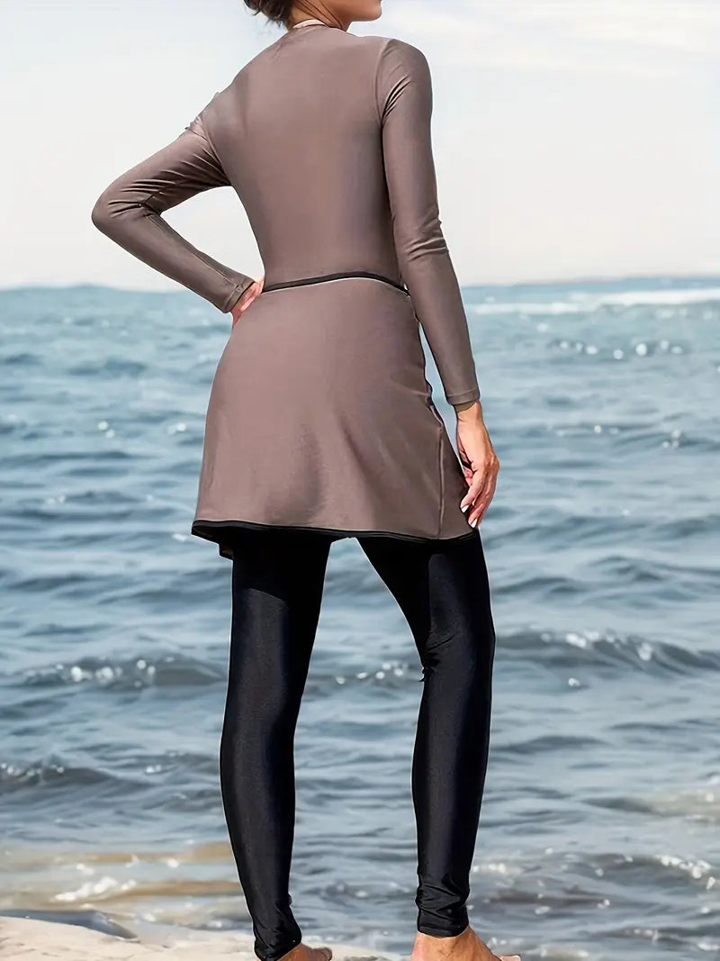 3Pc FullCoverage Modest Swimwear