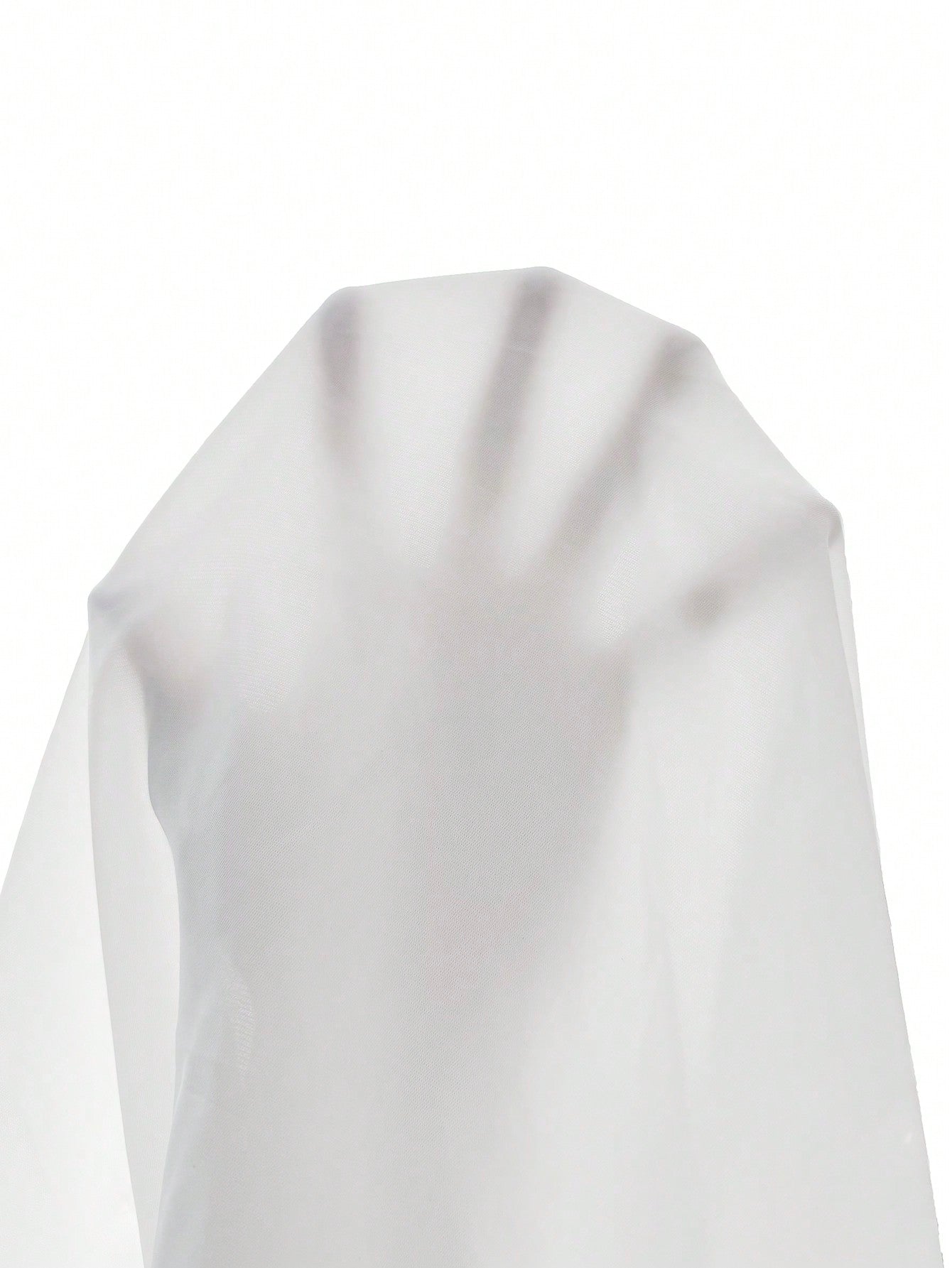 White Asymmetrical Batwing Sleeve Top