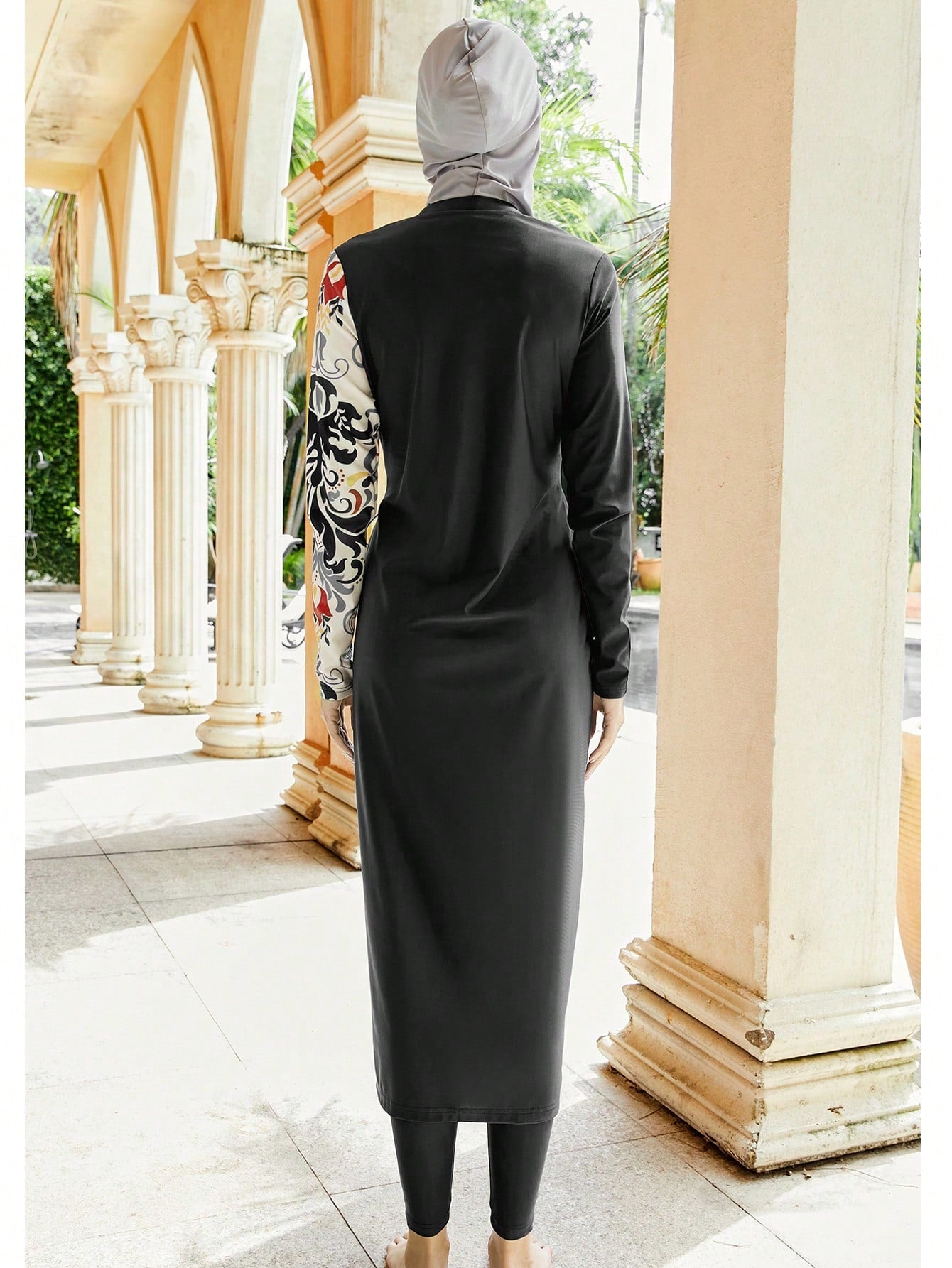 3Pcs Burkini Swimwear Set