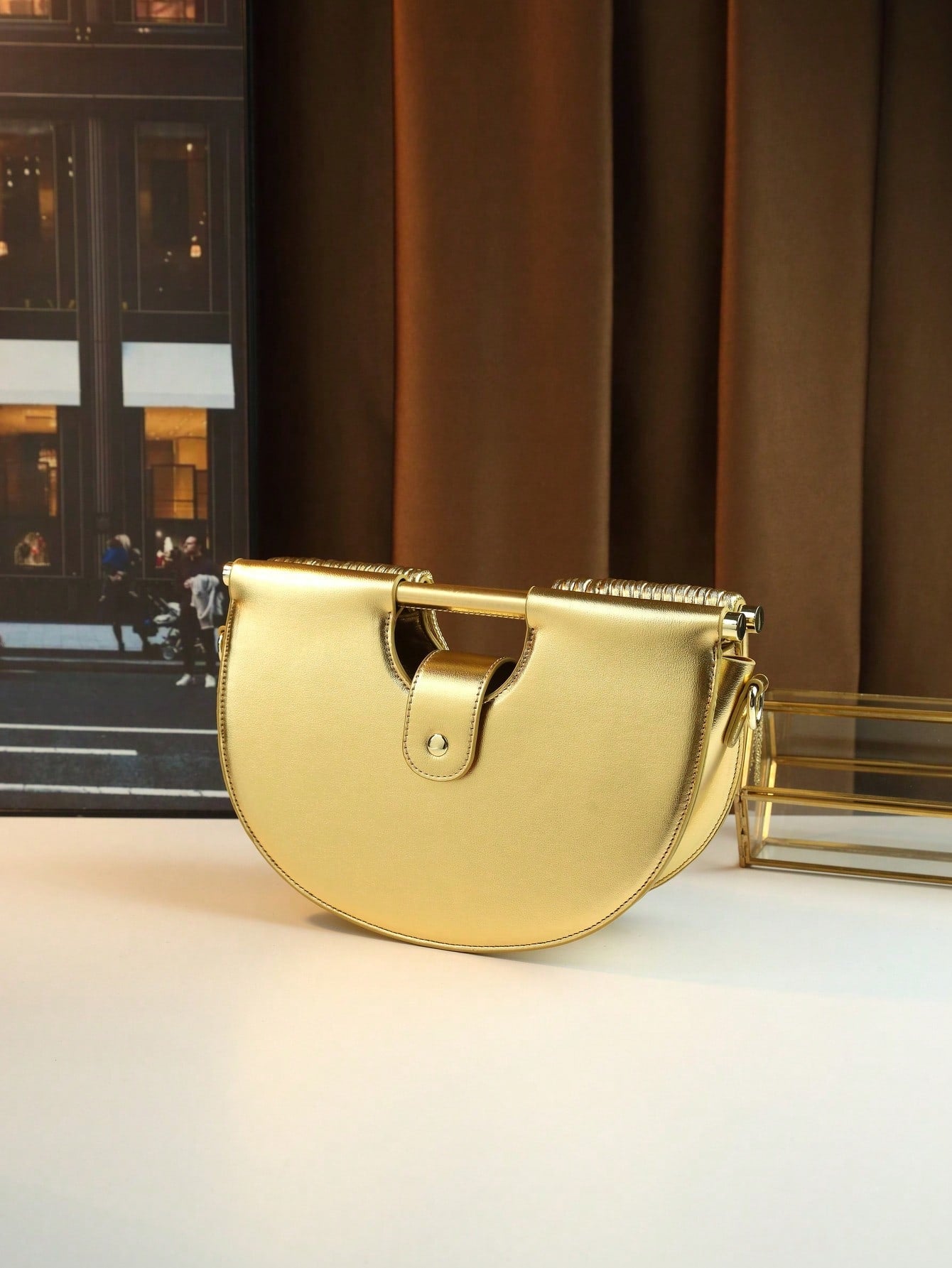 Noodle Element Tote Bag, Dumpling Shaped Handbag