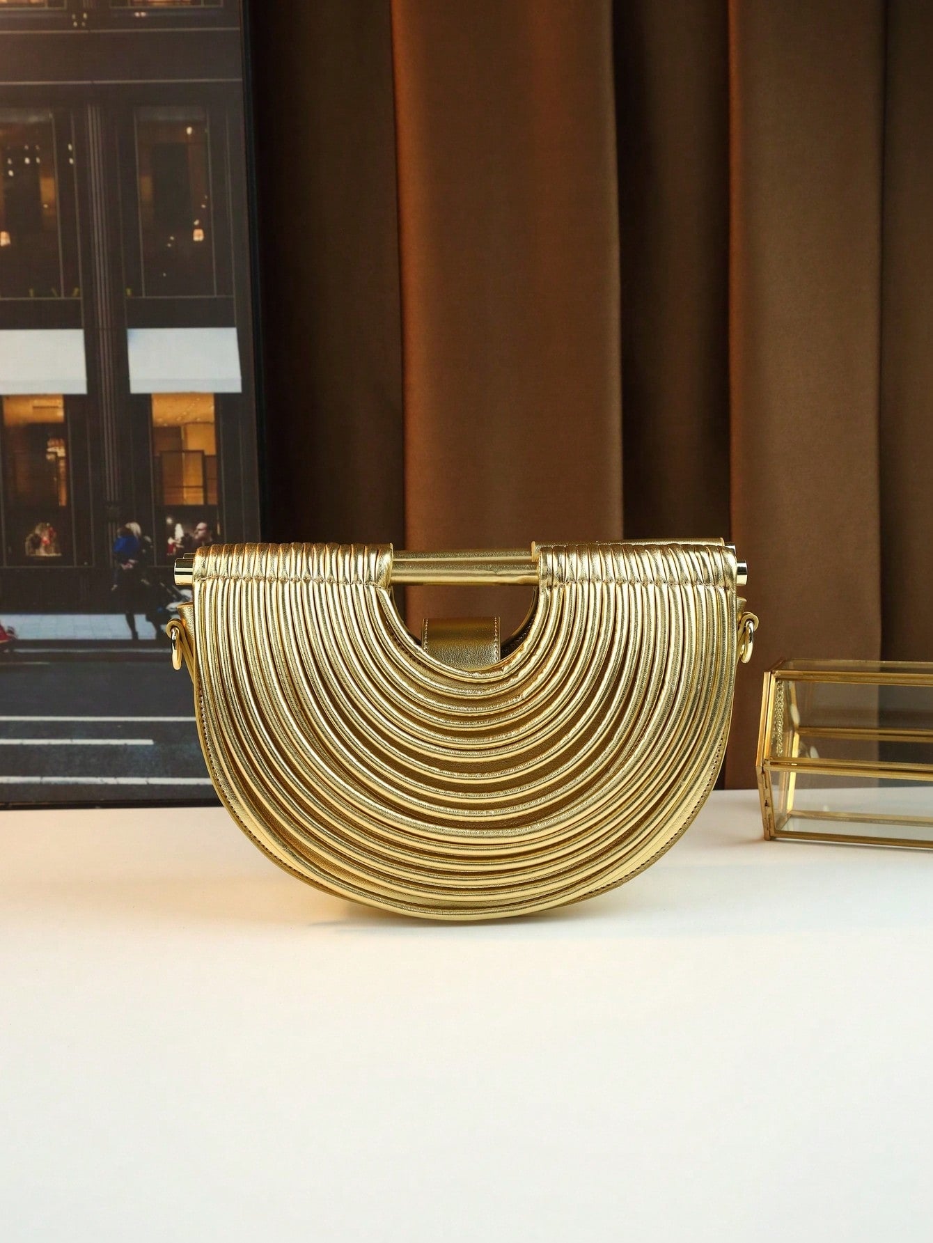 Noodle Element Tote Bag, Dumpling Shaped Handbag