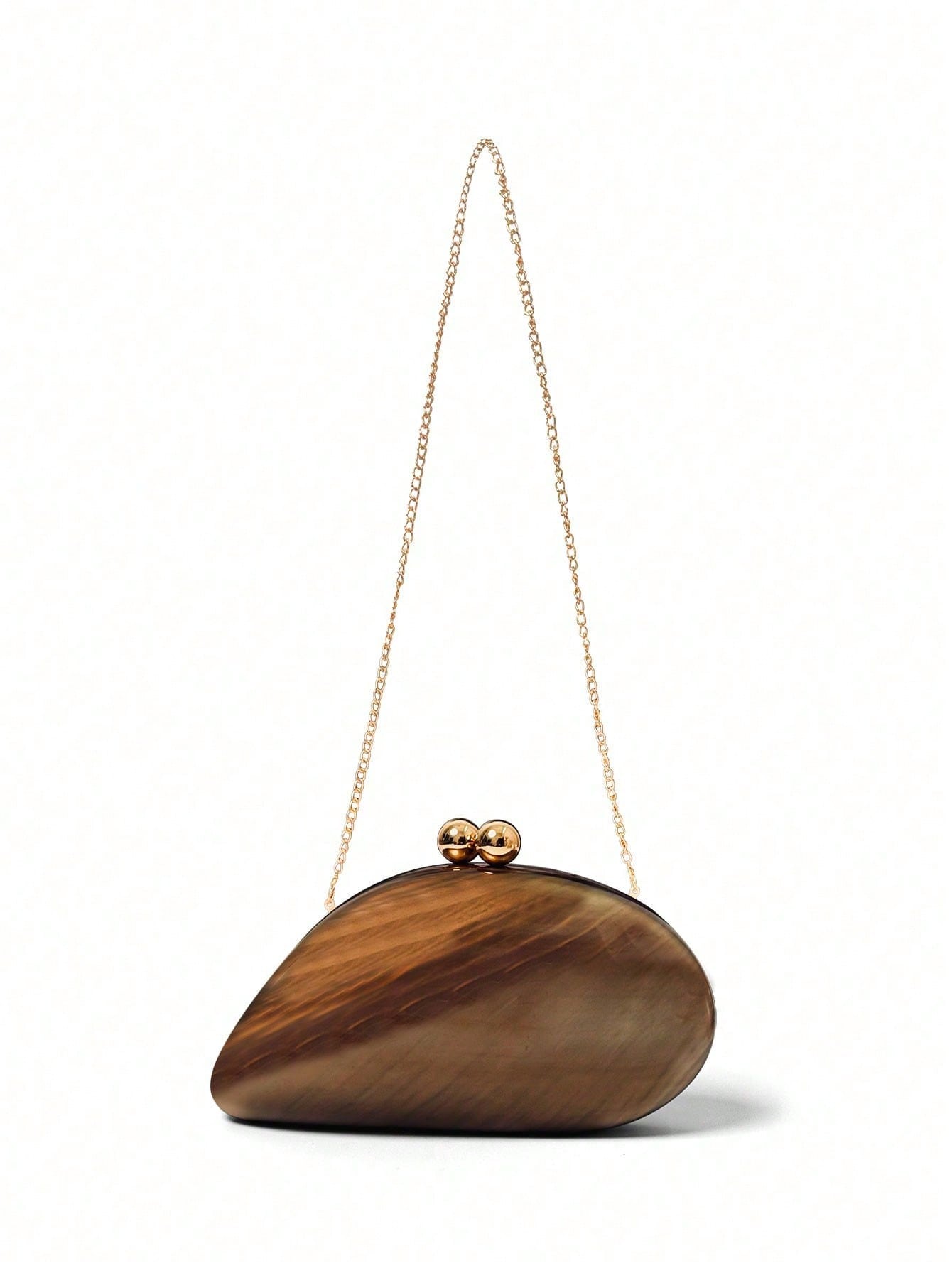 Acrylic Magnetic Clasp Shoulder Evening Bag