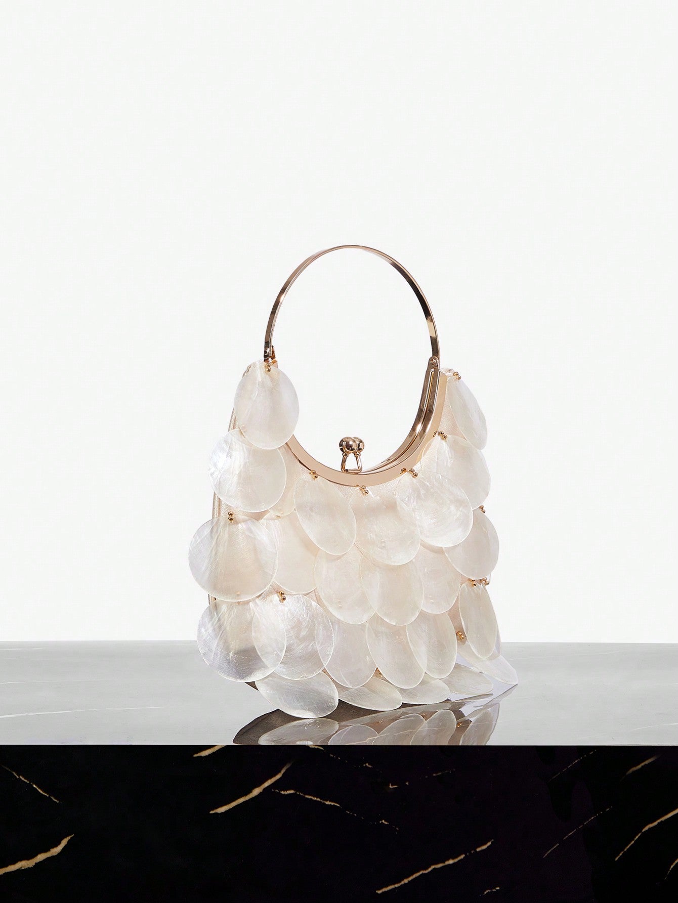 Top Handle Shell Bag