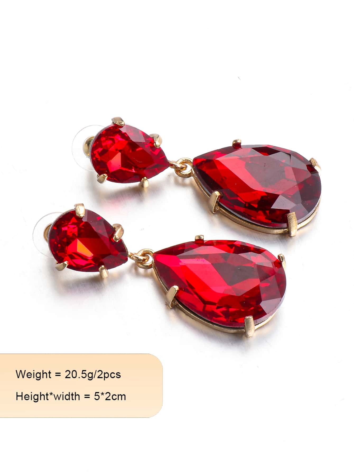 Water-drop Alloy Earrings