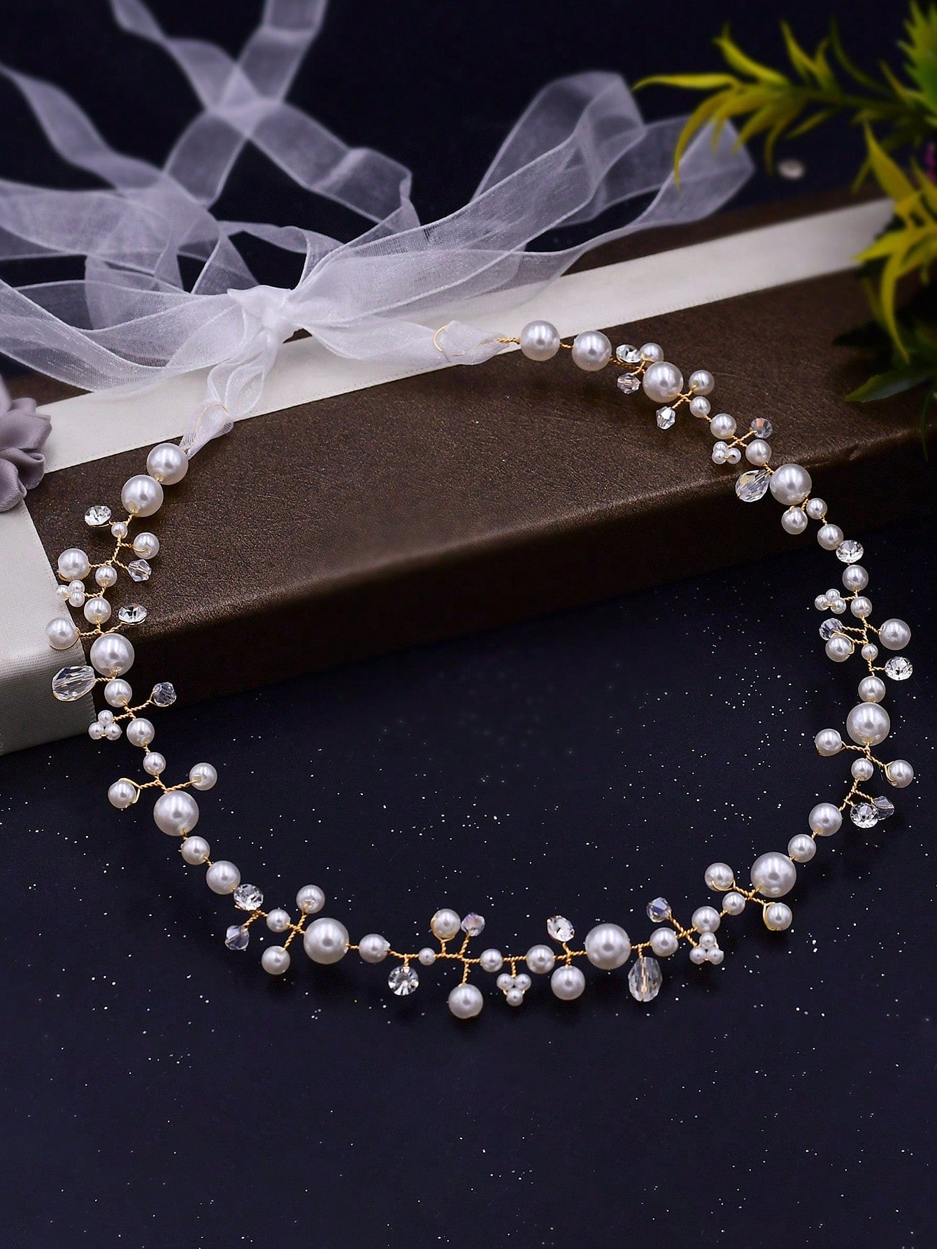 Handmade Beaded Bridal Sash Rhinestone Waist Belt