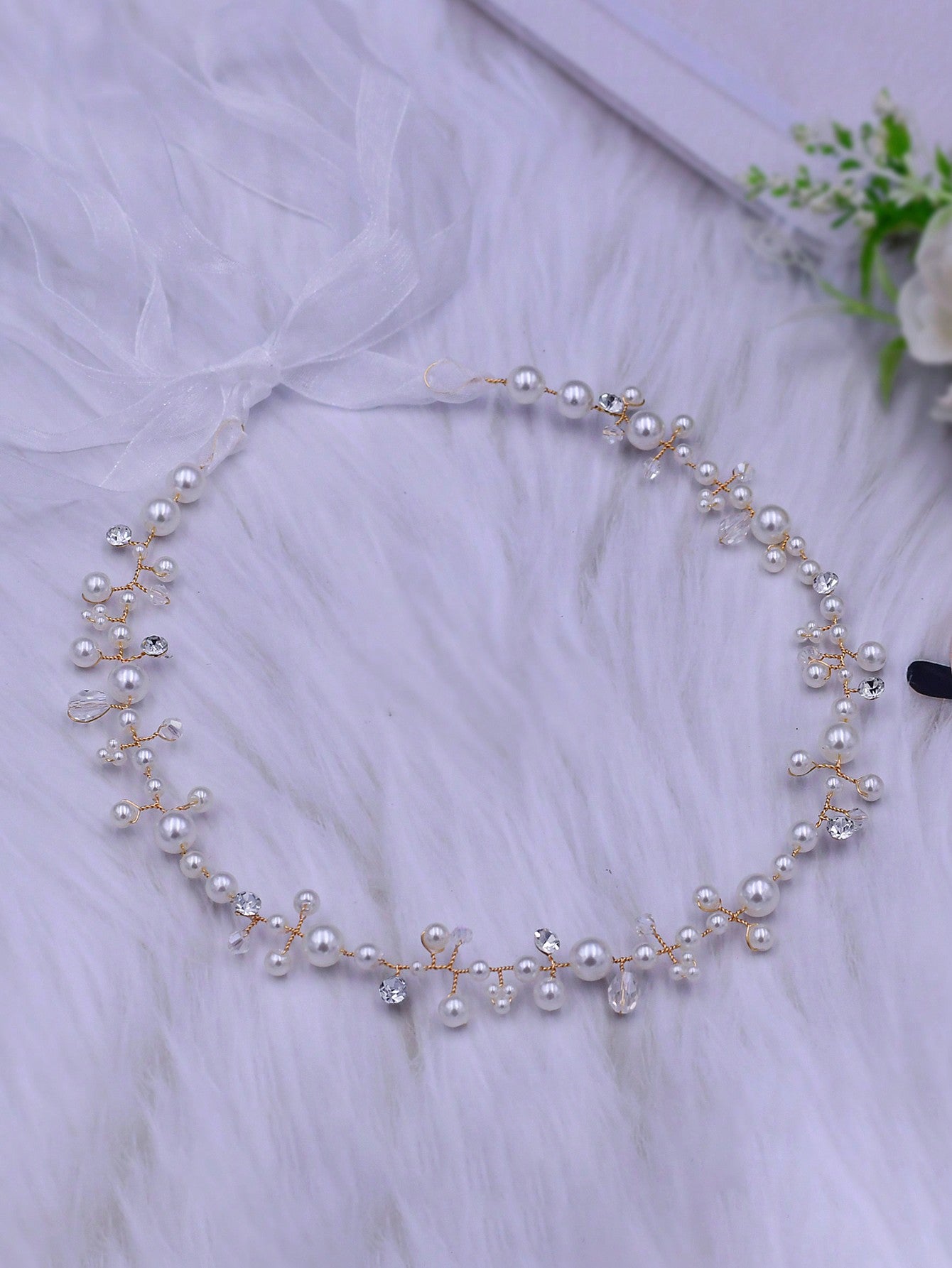 Handmade Beaded Bridal Sash Rhinestone Waist Belt