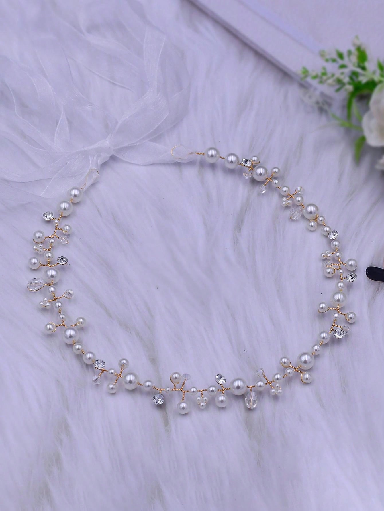 Handmade Beaded Bridal Sash Rhinestone Waist Belt