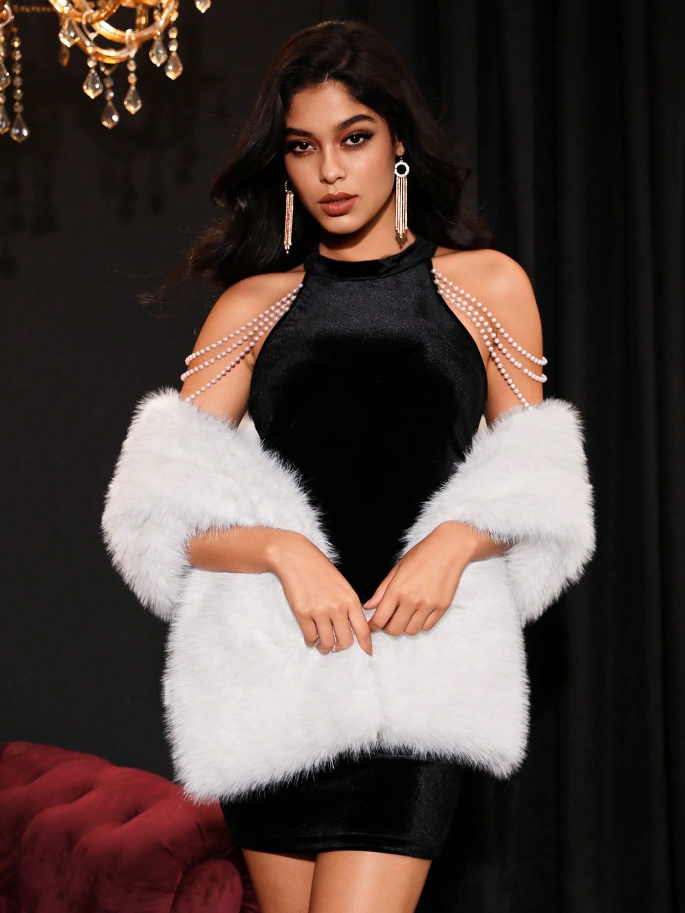 Fuzzy Cape Coat