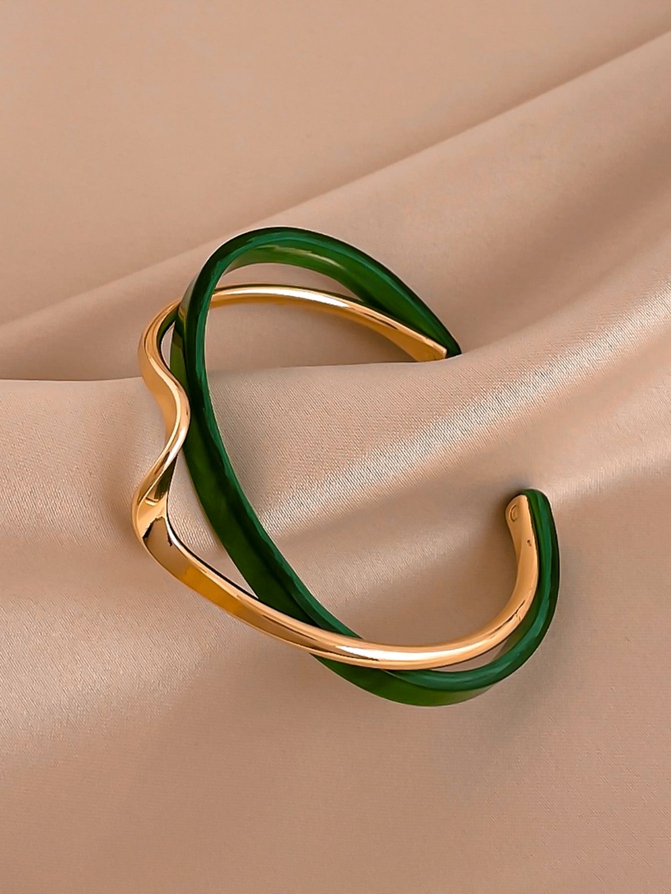 Twist Design Cuff Bracelet