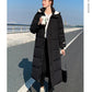 Long Warm Puffer  Coat