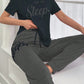 Short Sleeve T-Shirt And Long Pants Pajama Set