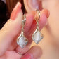 Retro Cat's Eye Diamond Earrings