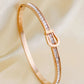 1pc Rhinestone Decor Bangle Bracelet
