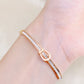 1pc Rhinestone Decor Bangle Bracelet