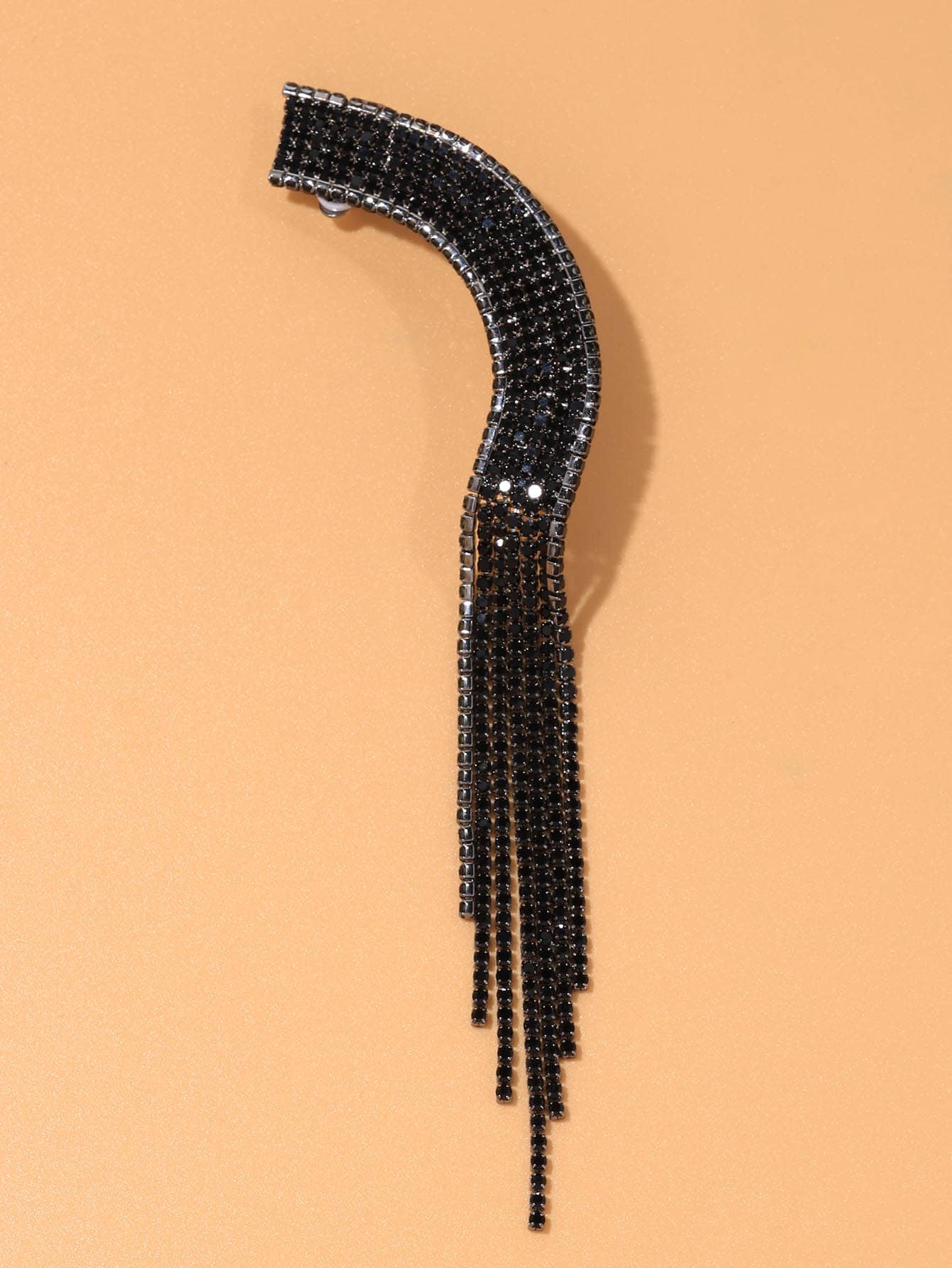 1pc Rhinestone Tassel Earring