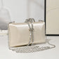 Rhinestone Rope Decorated Clutch Bag