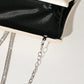 Rhinestone Rope Decorated Clutch Bag