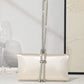 Rhinestone Rope Decorated Clutch Bag