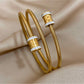 1pc Unique Small Waist-Shape Bracelet Spring Stainless Steel Bracelet
