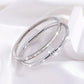 2 Pc Simple Fashion Light Luxury Stainless Steel Single Row Drill Rotating Bracelet