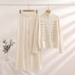 Military Style Viscose Knit Co Ord Set