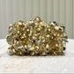 Floral Sequin Decorated Evening Clutch Bag