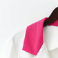Contrast Color Splice Jacket n Pleated Skirt Suit Set