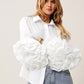 Frill Long Sleeve Shirt Blouse