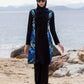 Modest Full Coverage Hoodie, Long Sleeve Top & Leggings Swimwear Set