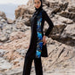 Modest Full Coverage Hoodie, Long Sleeve Top & Leggings Swimwear Set