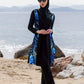 Modest Full Coverage Hoodie, Long Sleeve Top & Leggings Swimwear Set