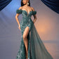 Sequin Mesh Formal Evening Dress