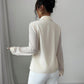 Pearl Embellished Long Sleeve Shirt