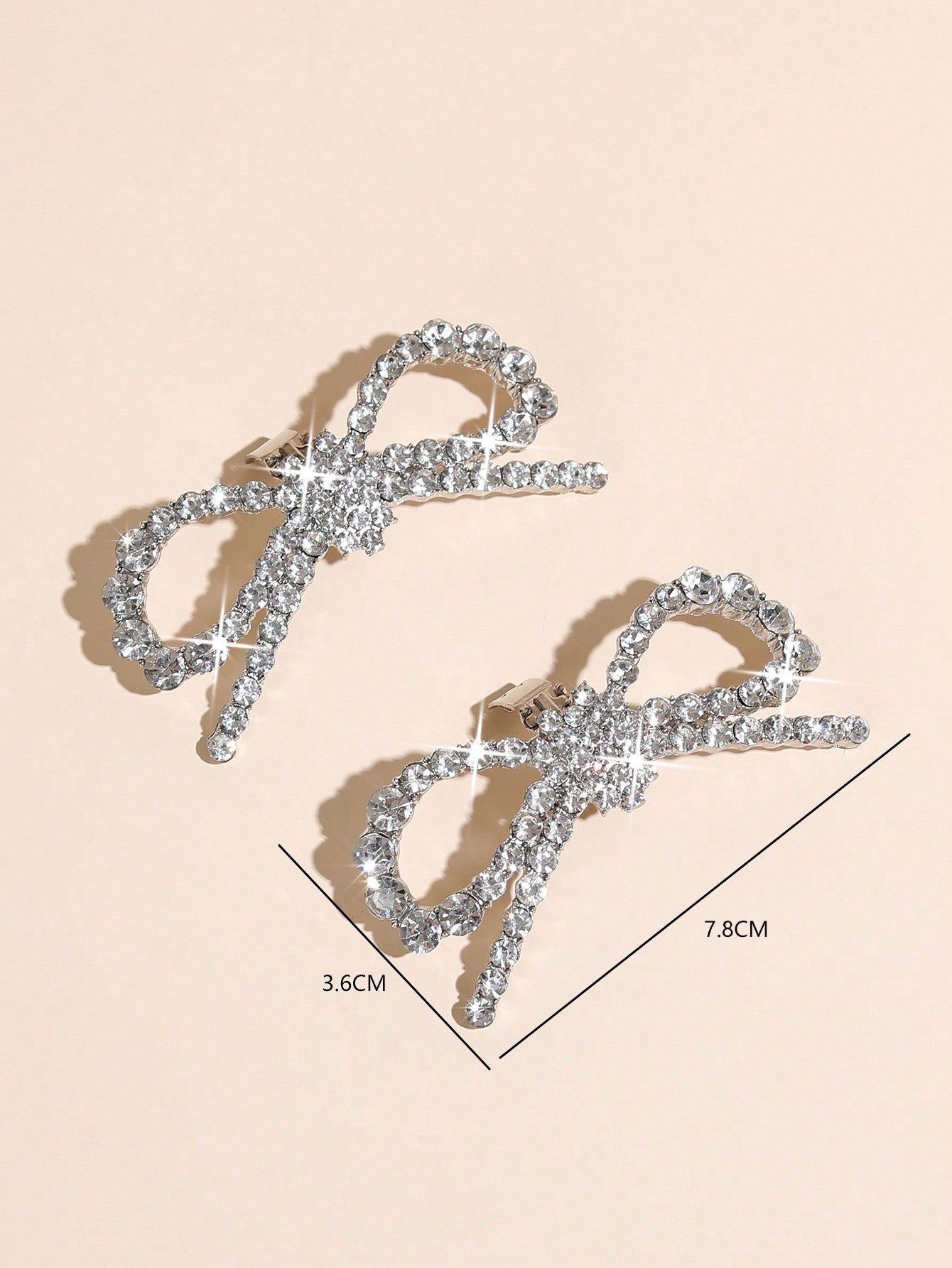 1pair Removable Shoe Deco With Metal Flower Shape Buckle & Rhinestone