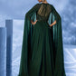 Elegant Sexy Sheer Vintage Sequined Beaded-Embroidery Chiffon Evening Dress
