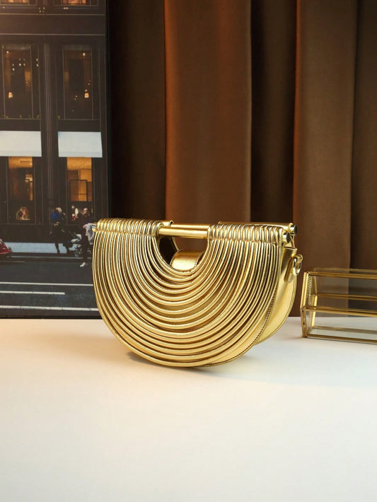 Noodle Element Tote Bag, Dumpling Shaped Handbag