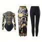 Patterned 3pc Swimwear Set