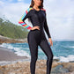 Splice Sleeve Print 3 PC Long Pants Mesh Skirt Swimwear Set