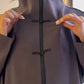 Casual two piece Long Trousers & coat Solid Set