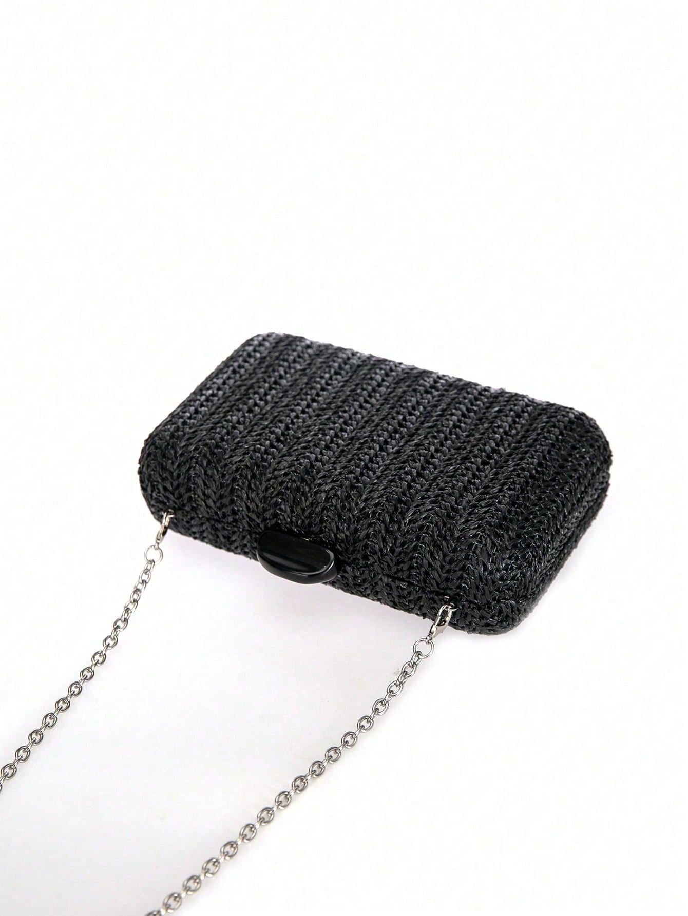 Straw Clutch Woven Bag
