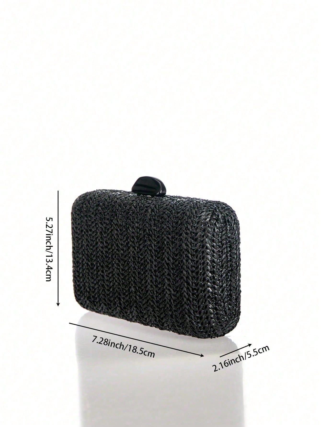 Straw Clutch Woven Bag