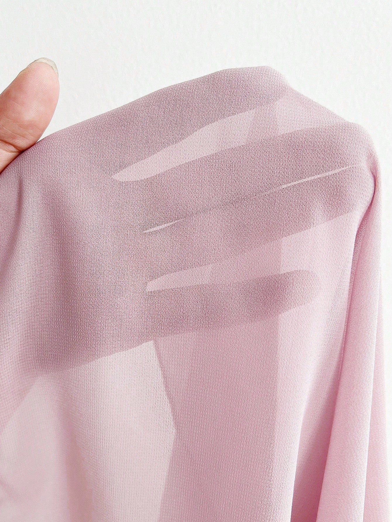 Plus Size Chiffon Lantern Sleeve Round Neck Diamond Decor Flowing Maxi Evening Dress